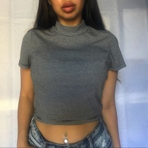 Striped crop top